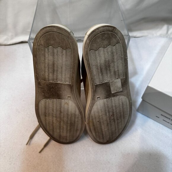 COPY - Woman by Common Project Tan Suede Casual Sneakers SZ 35 - Picture 6 of 7